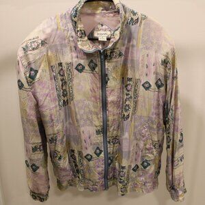 retro vintage SILK jacket